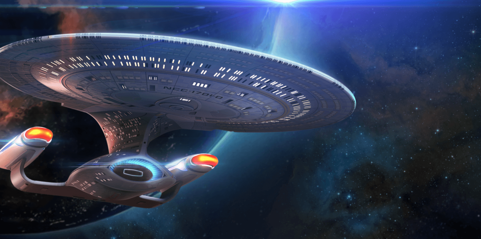 The U.S.S. Enterprise-D as seen in Star Trek Fleet Command